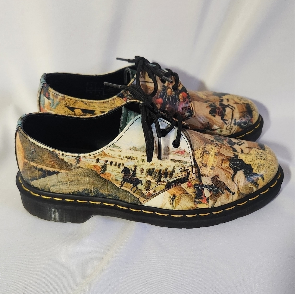 Dr. Martens 1460 Di Antonio Rare Renaissance Art Collection - Picture 2 of 11